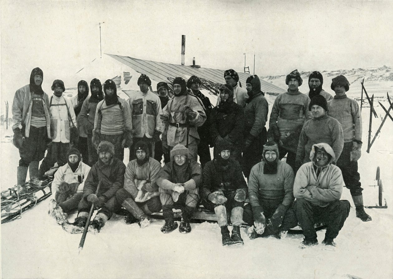 الحزب الرئيسي في كيب إيفانز بعد الشتاء ، 1911 ، 1913 بواسطة هربرت بونتينج
