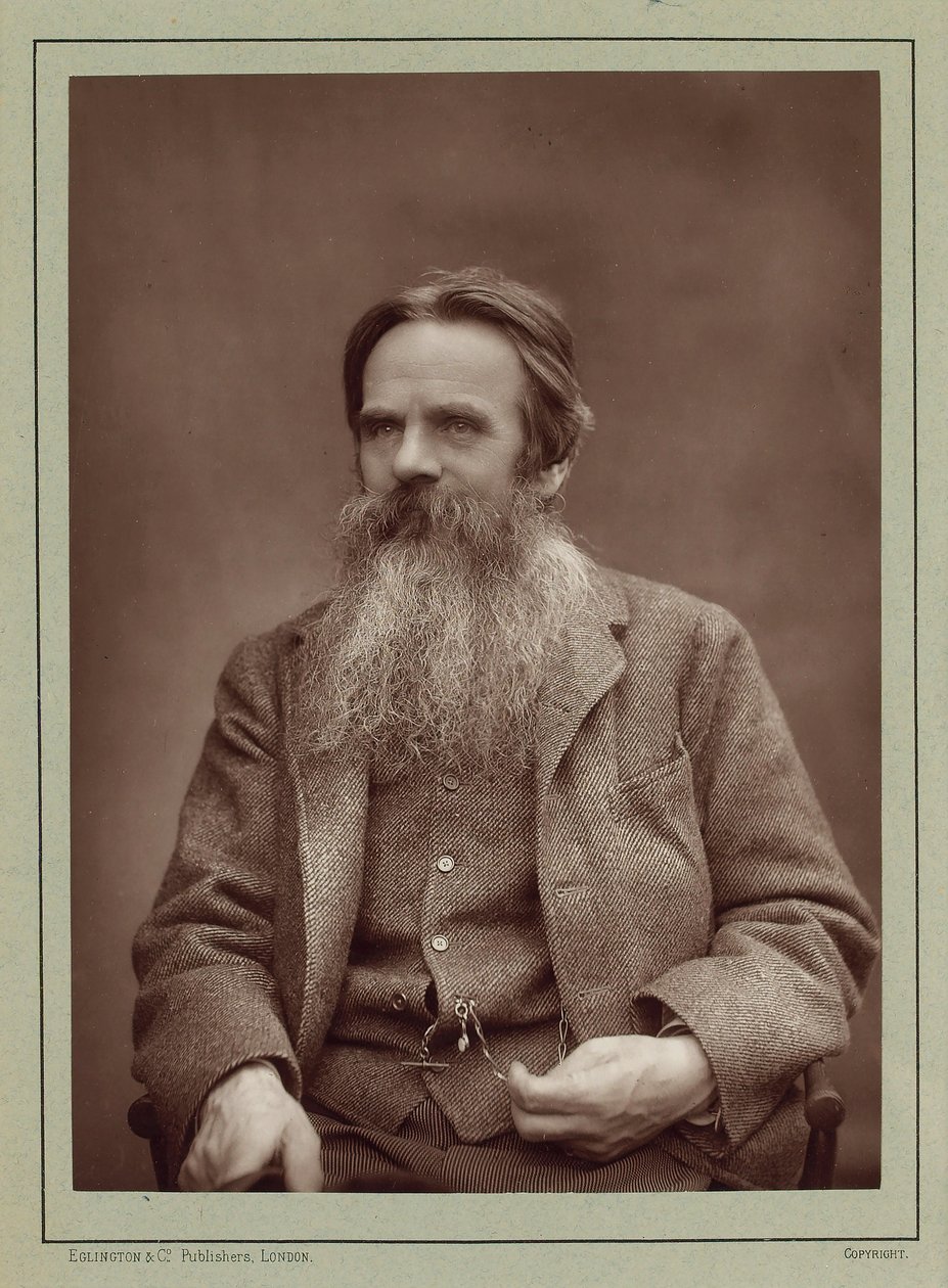 صورة للرسام ويليام هولمان هانت 1827-1910 ، حوالي 1885. بواسطة هربرت روز بارود