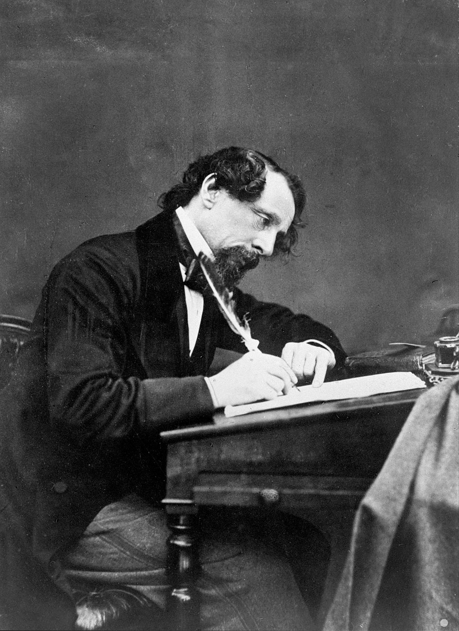 تشارلز ديكنز ، 1858 بواسطة هربرت واتكينز