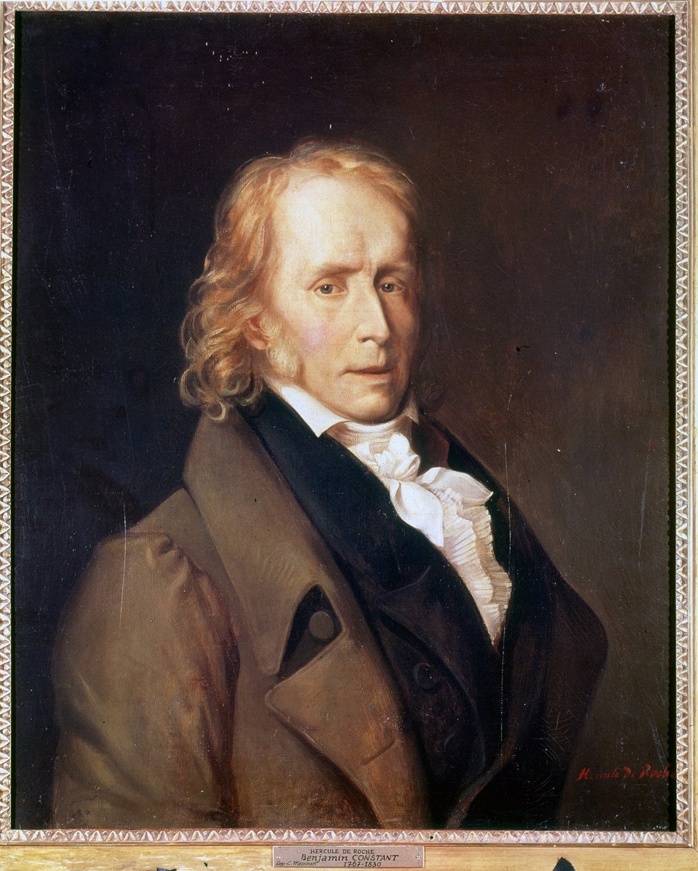 صورة لبنيامين كونستانت (1767 - 1830) بواسطة هرقل دي روش. بواسطة هرقل دي روش