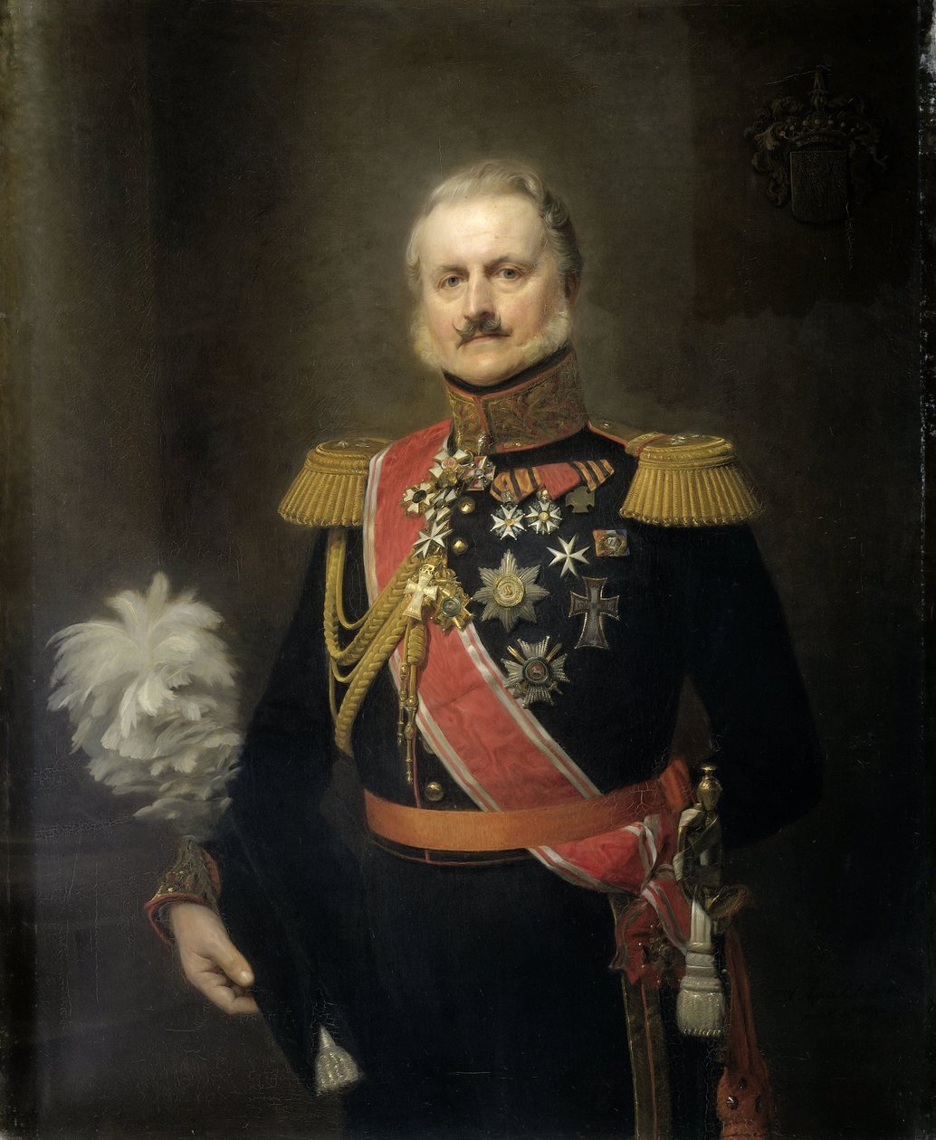 أنتوني فريدريك جان فلوريس جاكوب بارون فان أومفال (1788-1863) ، ملازم أول بواسطة هيرمان أنتوني دي بلويم