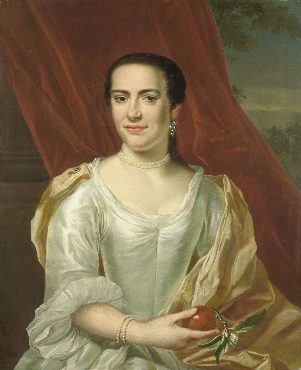 مارغريتا لوفلينج (1738-1783) ، زوجة يوستوس تجينك بواسطة هيرمان فريدريك فان هينجيل