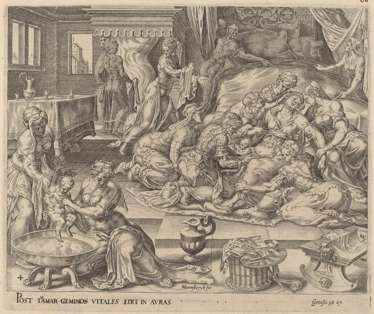 ولادة فارز وزارا بواسطة هيرمان يانز مولر بعد Maerten van Heemskerck