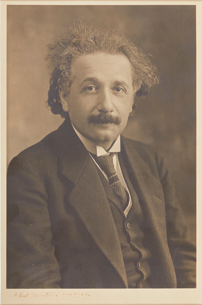 صورة ألبرت أينشتاين 1879-1955 ، 1921. بواسطة هيرمان ميشكين