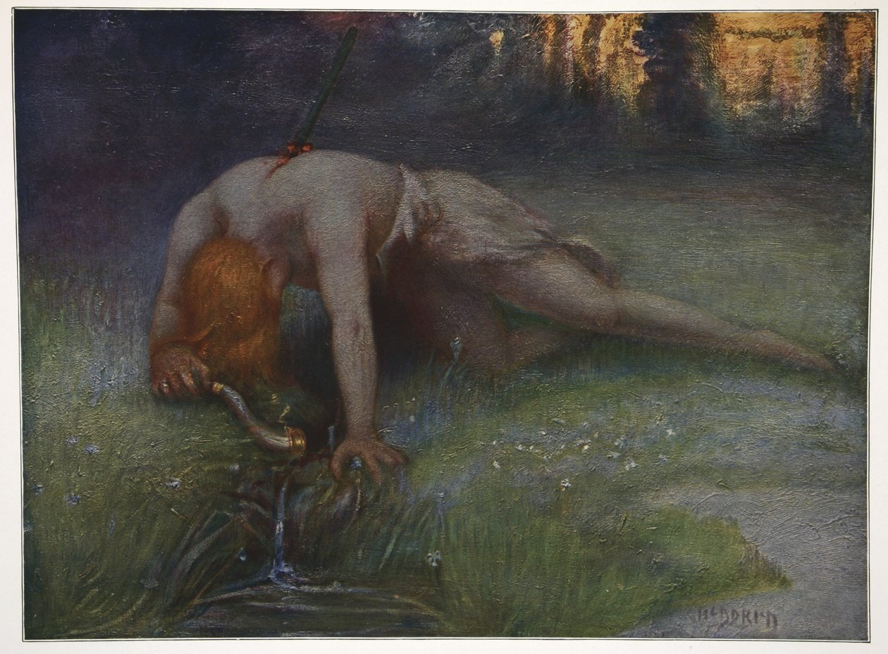 وفاة Siegfried ، 1906 بواسطة هيرمان هندريش