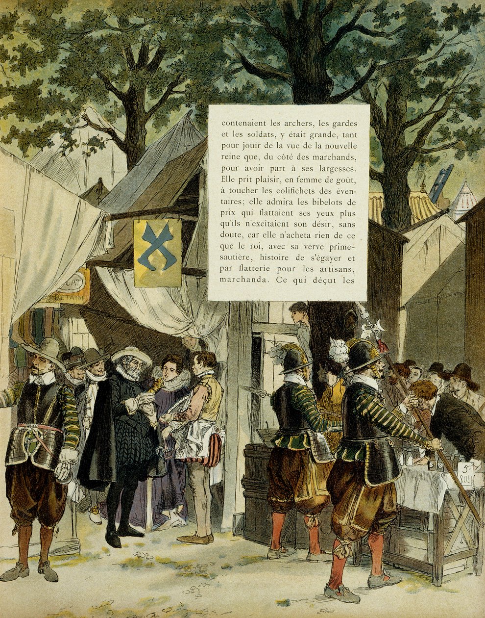 Henry IV (1553-1610) at the fair of Saint Germain, after his marriage, December 16 بواسطة هيرمان فوجل