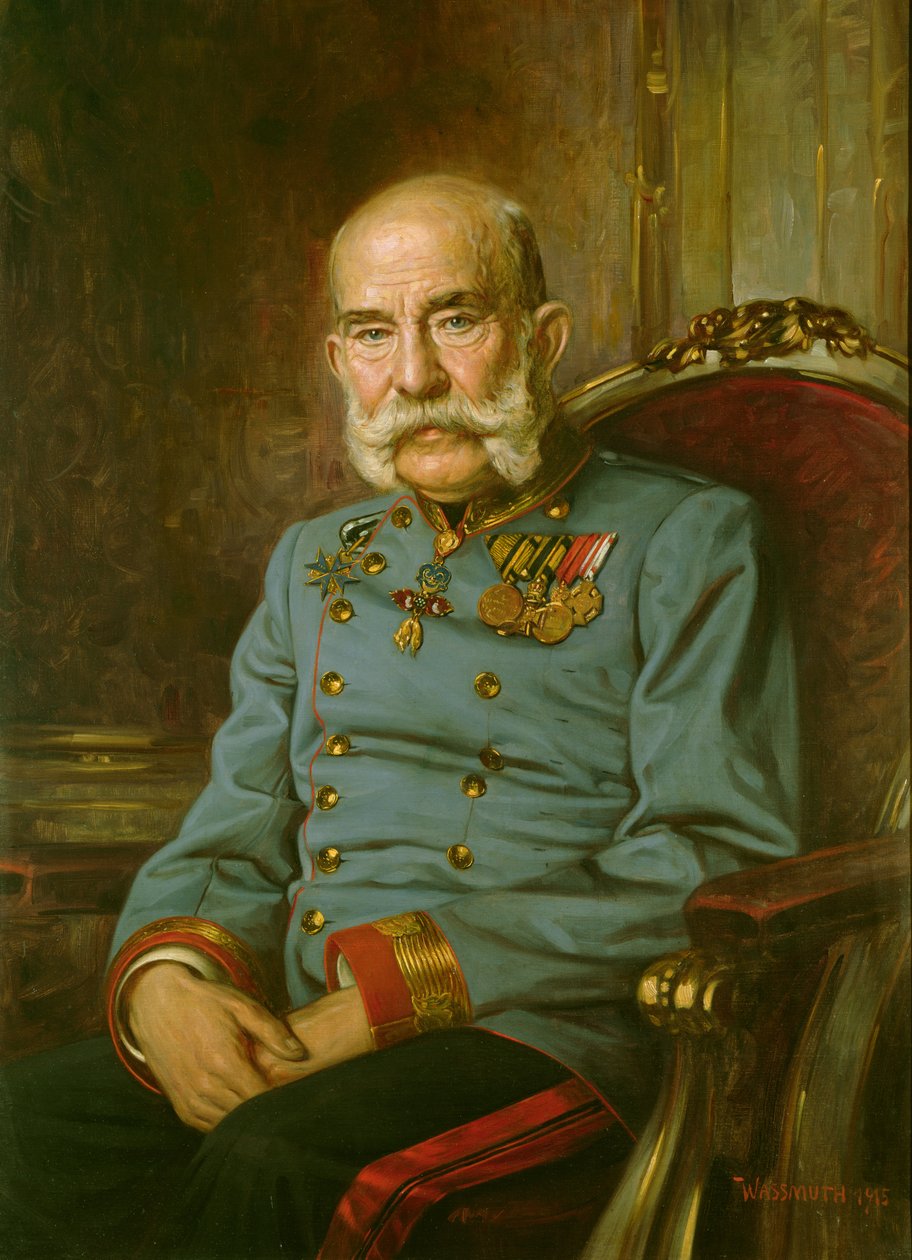 إمبراطور النمسا فرانز جوزيف الأول (1830-1916) بواسطة هيرمان واسموث