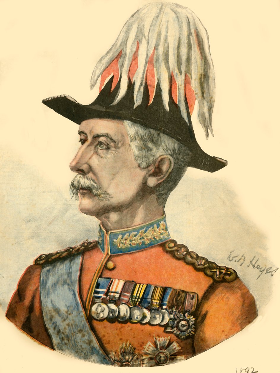 "الحق العام هون. Viscount Wolseley، KP '، 1892. بواسطة مرحبًا