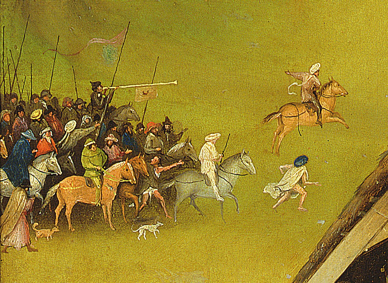 عشق المجوس ، تفاصيل الخلفية ، 1510 (تفاصيل 3427) بواسطة هيرونيموس بوش
