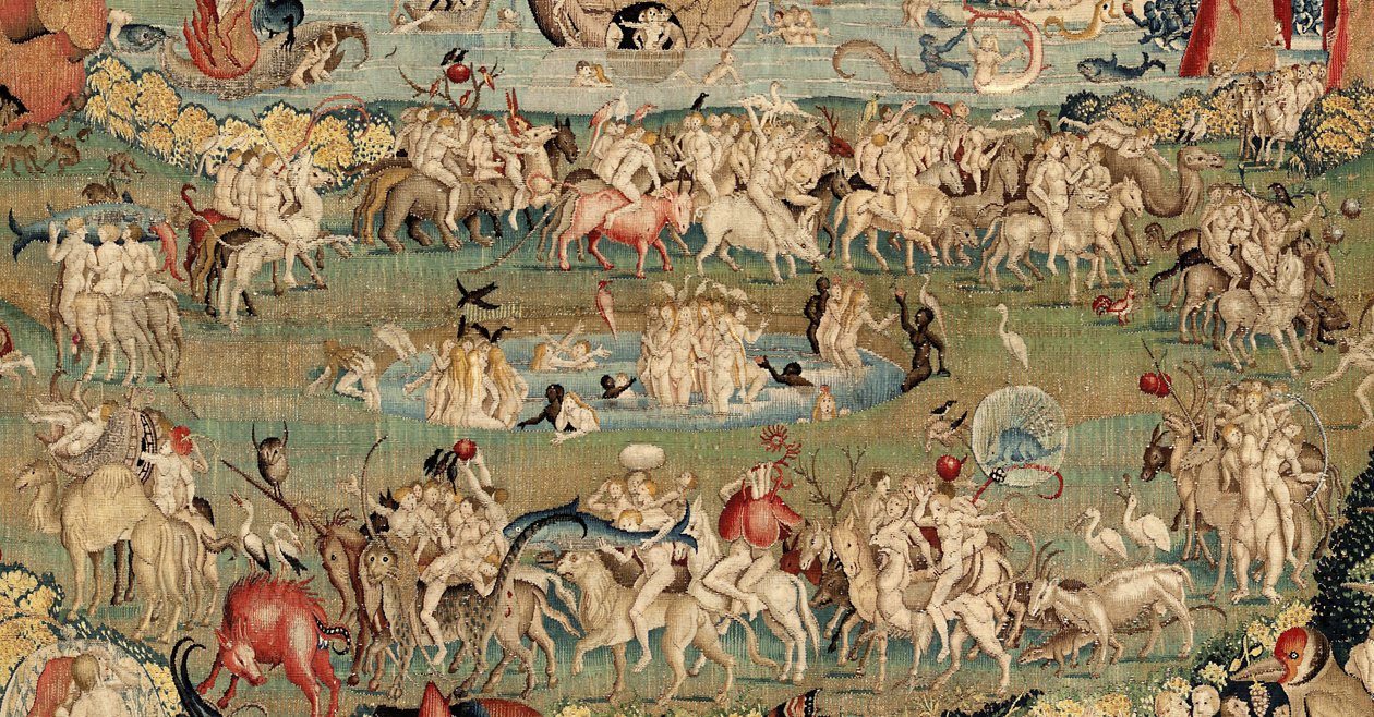 حديقة المسرات الأرضية. كاليفورنيا. 1560 (نسيج) بواسطة هيرونيموس (بعد) بوش