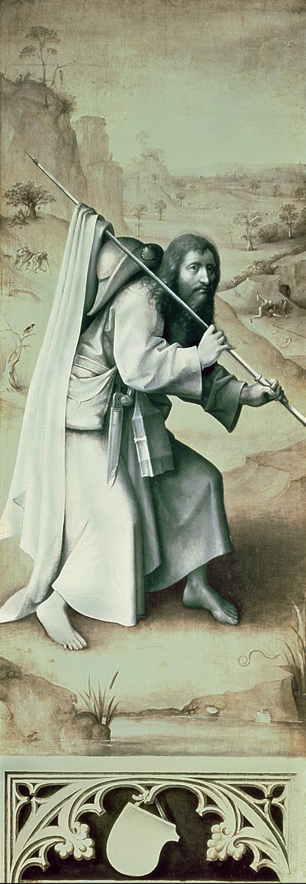 سانت جيمس الكبير ، خارج الجناح الأيسر من الحكم الأخير Altarpiece بواسطة هيرونيموس بوش