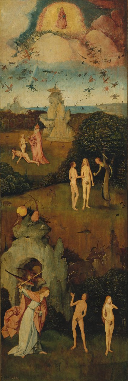 لوحة Haywain Triptych اليسرى ، ج. 1516 بواسطة هيرونيموس بوش