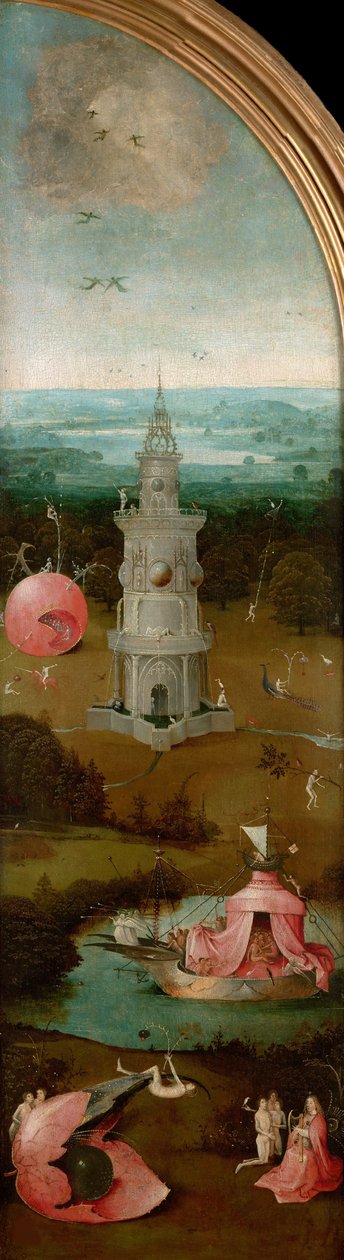 The Last Judgement Triptych ، اللوحة اليسرى ، حوالي 1490-1510. بواسطة هيرونيموس بوش