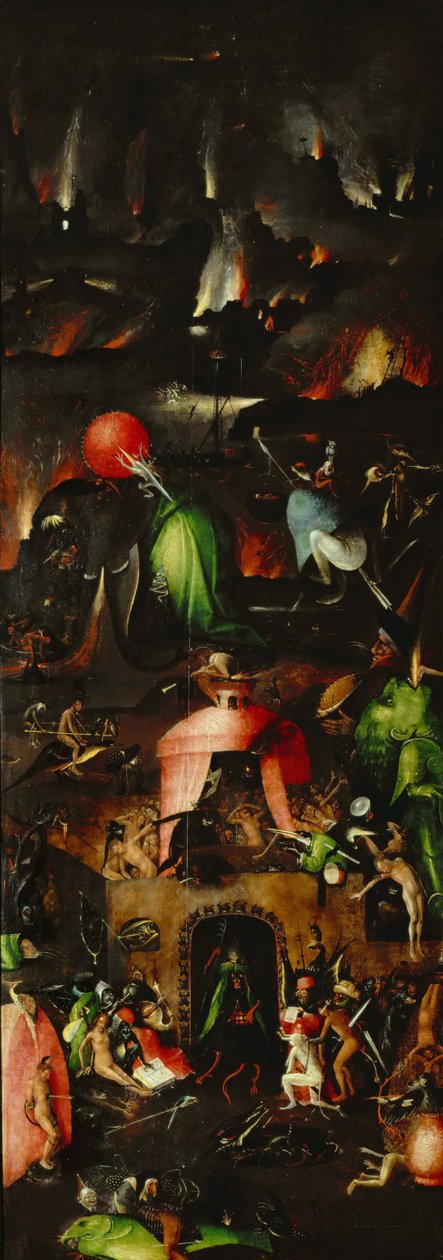 The Last Judgement Triptych ، اللوحة اليمنى ، 1485. بواسطة هيرونيموس بوش