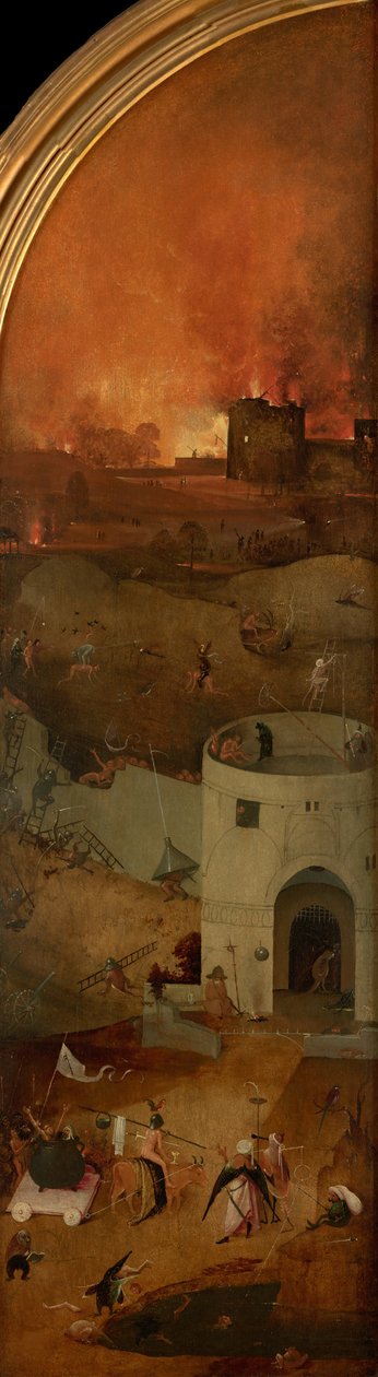 The Last Judgement Triptych ، اللوحة اليمنى ، حوالي 1490-1510. بواسطة هيرونيموس بوش