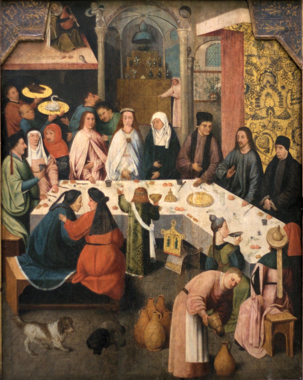 عيد الزواج في قانا ، 1550-1565 بواسطة هيرونيموس بوش