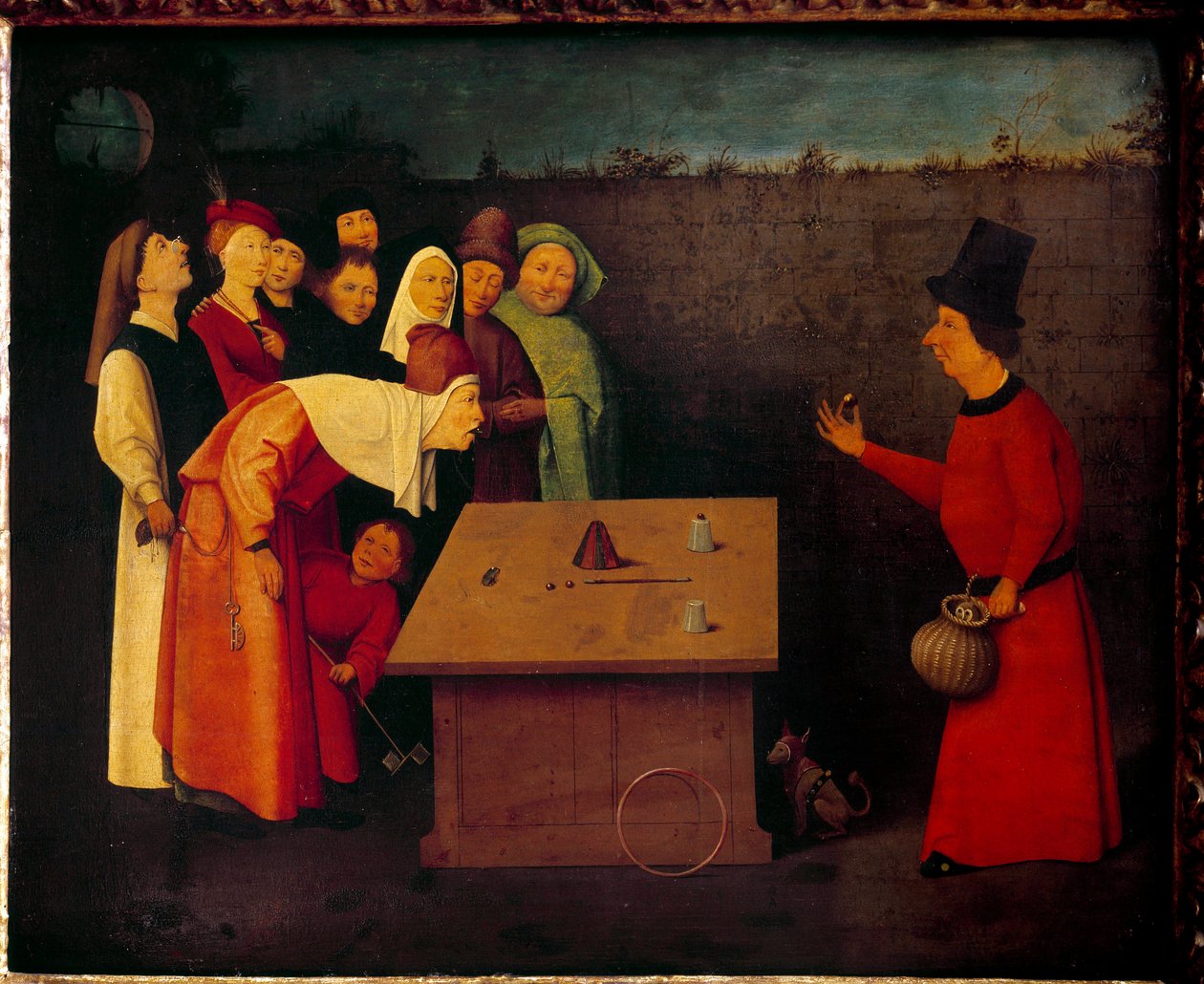الضام (أو الساحر). اللوحة التي رسمها هيرونيموس فان أيكن (أكين) ديت جيروم بوش (1450-1516) بواسطة هيرونيموس بوش