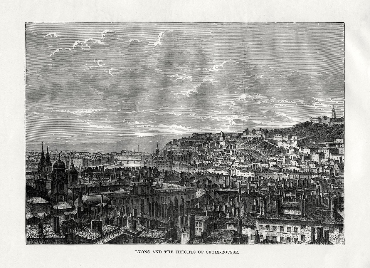 ليون ومرتفعات كروا روس ، فرنسا ، 1879 بواسطة هيلديبراند