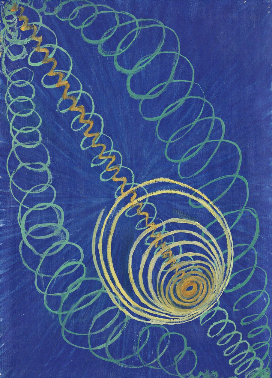 المجموعة الأولى ، Primordial Chaos ، رقم 16 ، من سلسلة WURose ، 1906-1907. بواسطة هيلما أف كلينت