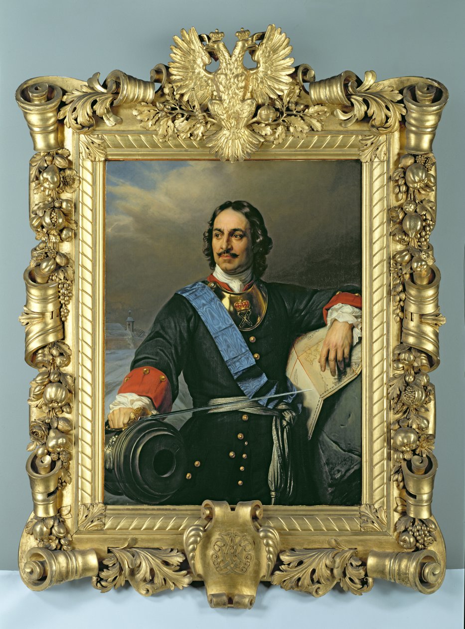 بطرس الأول الكبير (1672-1725) 1838 (انظر أيضًا 144529) بواسطة هيبوليت ديلاروش