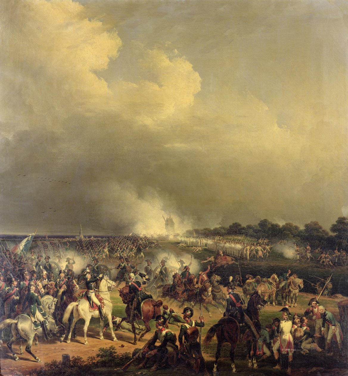 معركة بوسو ، 3 نوفمبر 1792 ، 1845 بواسطة هيبوليت ليكومت