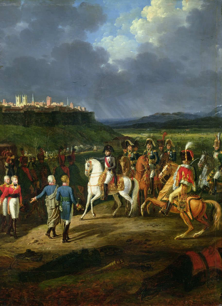 يتم تقديم السجناء الإنجليز في Astorga إلى نابليون بونابرت (1769-1821) في 1809 ، 1810 (تفاصيل 176236) بواسطة هيبوليت ليكومت