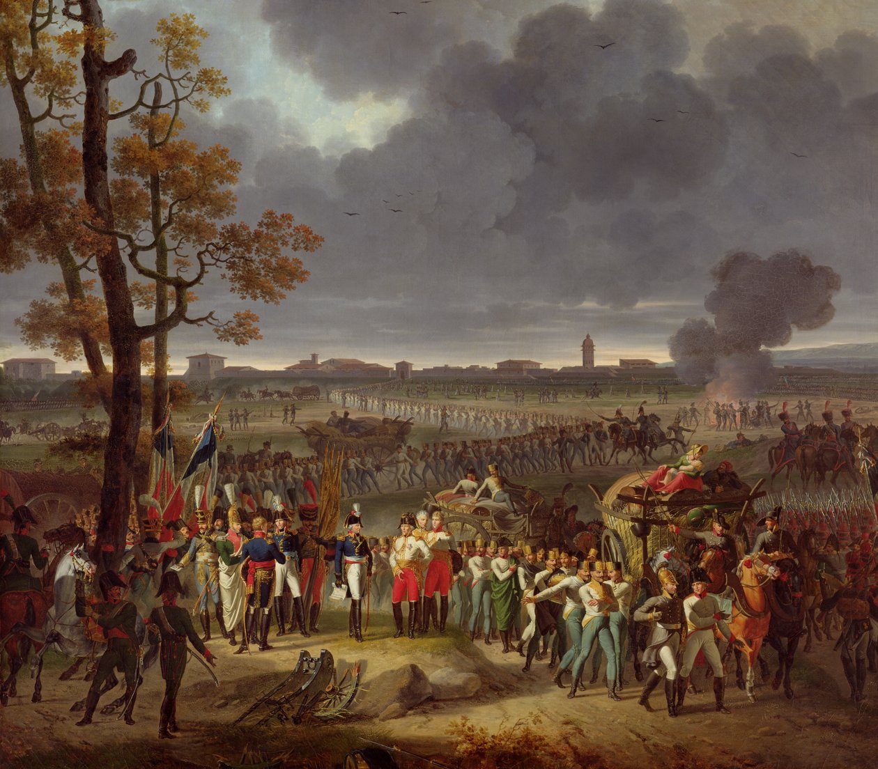 الحصار الثاني لمانتوا في 2 فبراير 1797 ، c.1812 بواسطة هيبوليت ليكومت