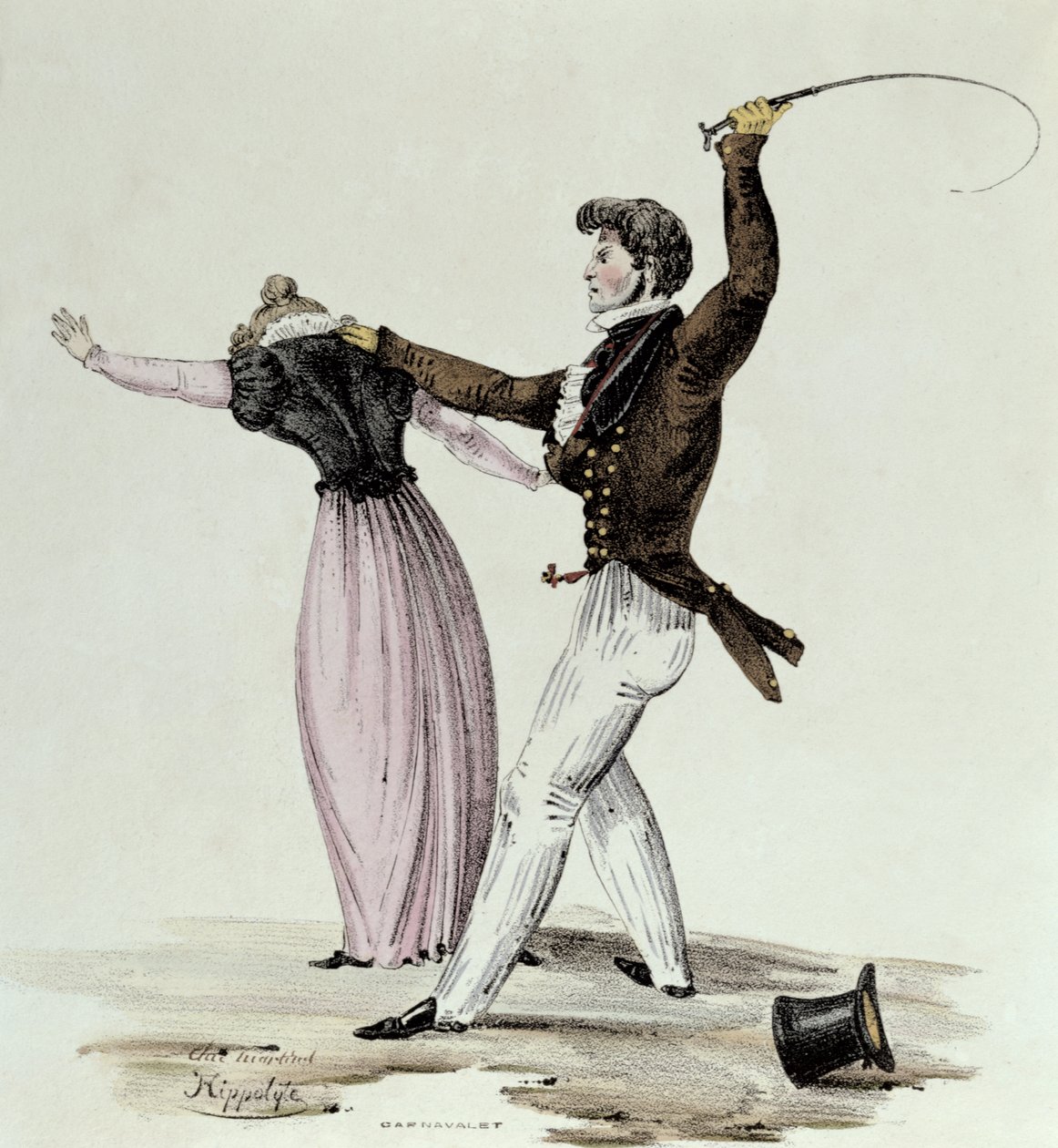 فن صنع نفسها محبوبا من قبل الزوجة منها ، c.1825 بواسطة هيبوليت