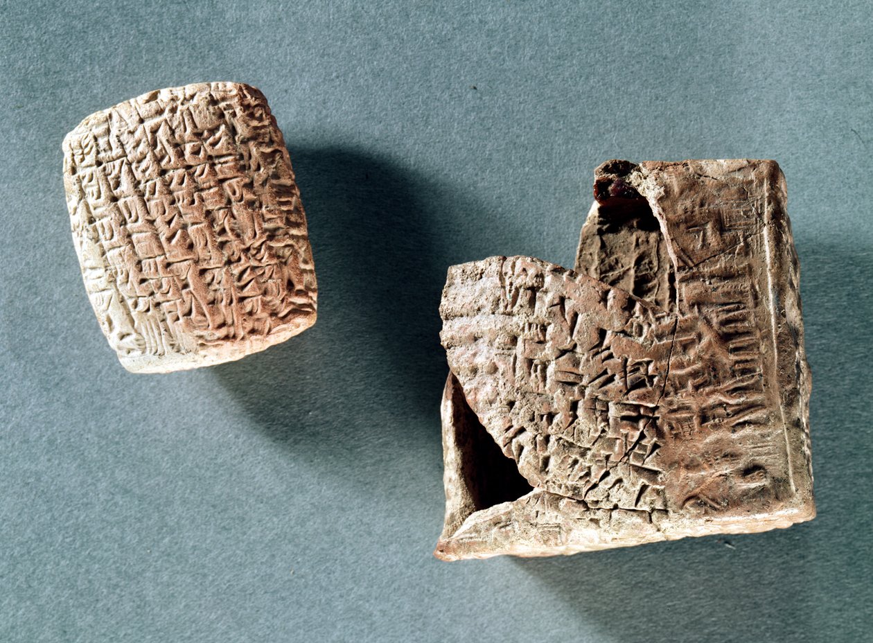 خطاب ومغلف كابادوسي ، من تركيا ، 2000-1800 قبل الميلاد (الفخار) بواسطة الحيثي