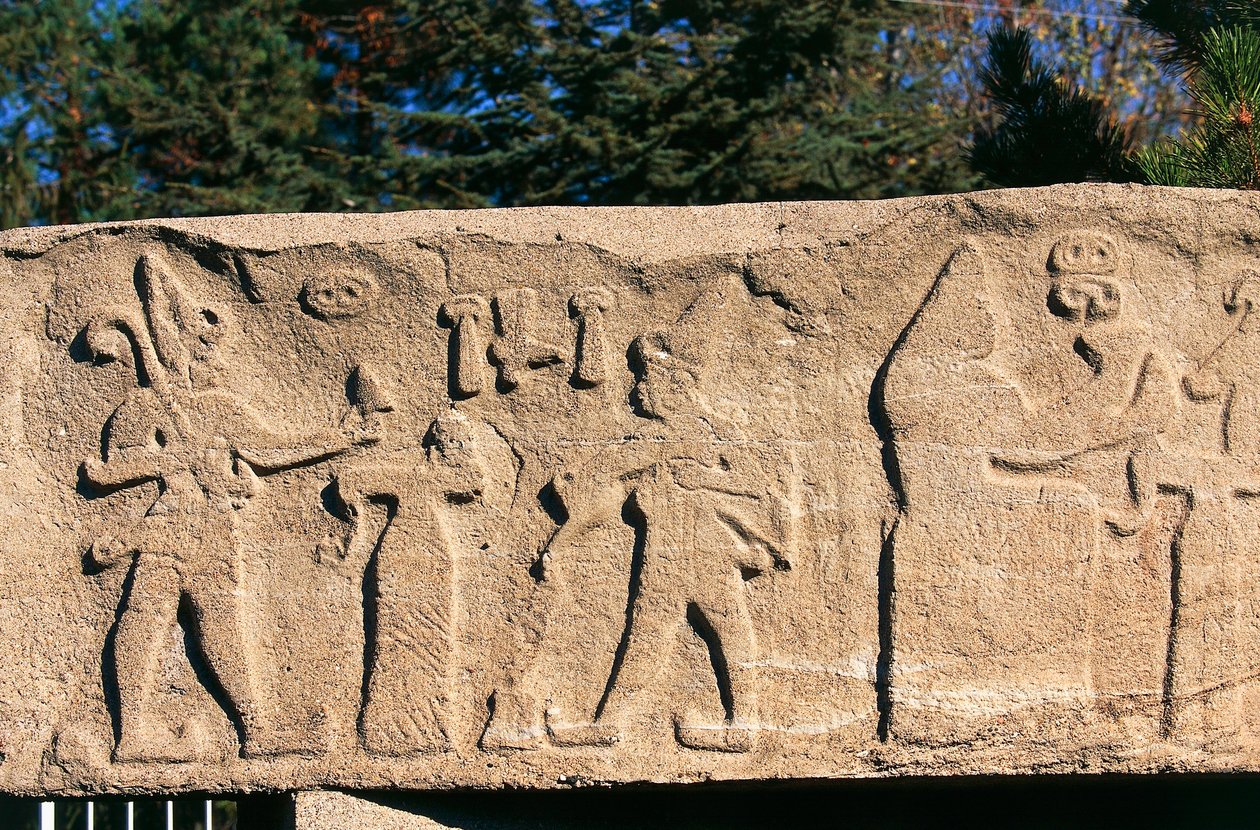 Bas-relief from Kultepe (Kanesh), Cappadocia, Turkey, Hittite civilization, 3rd millennium BC بواسطة الحيثي