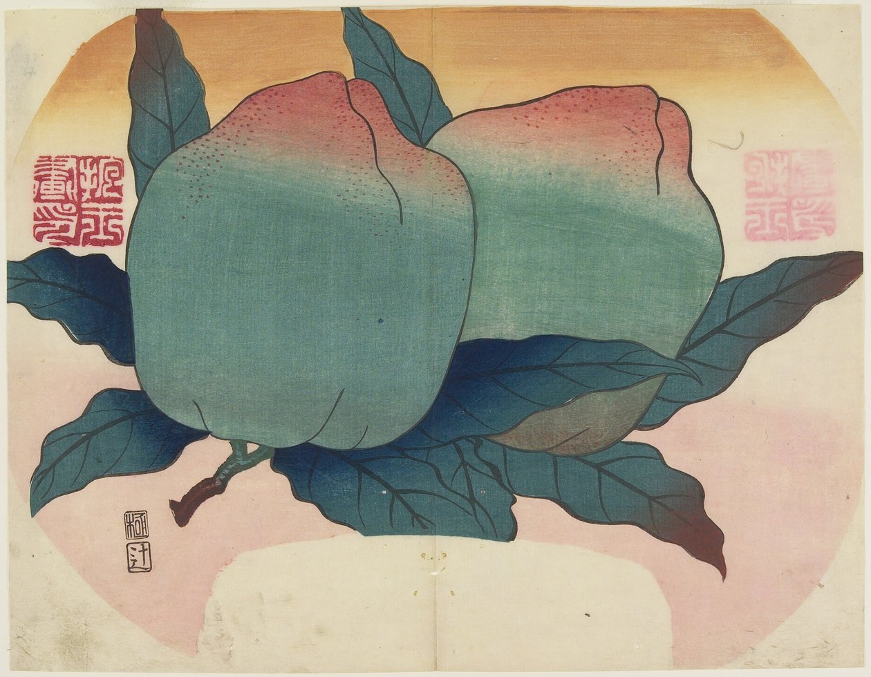 (فاكهة على كرمة) ، ج. 1830 بواسطة Hogyoku