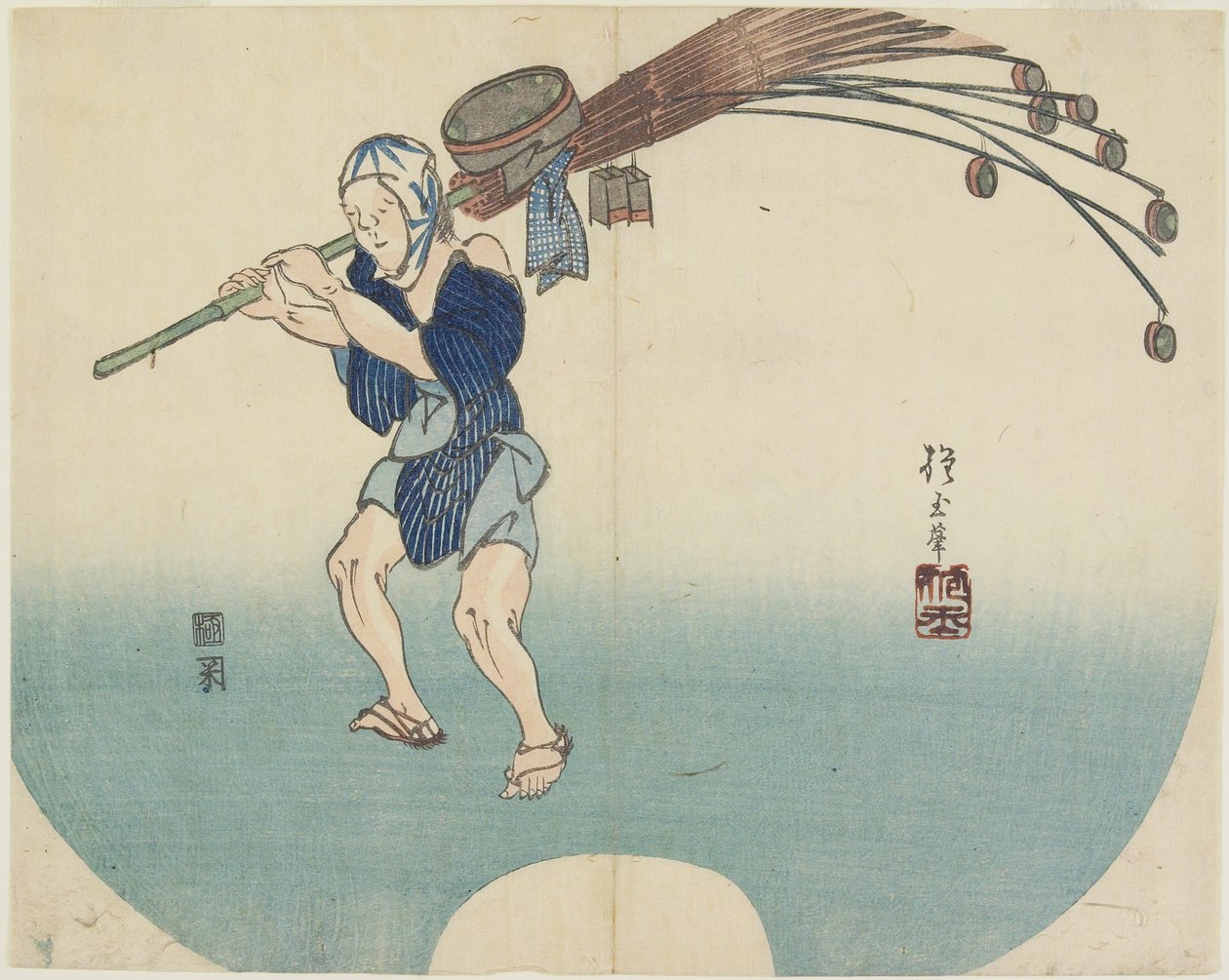 (بائع الماء) ، ج. 1830 بواسطة Hogyoku
