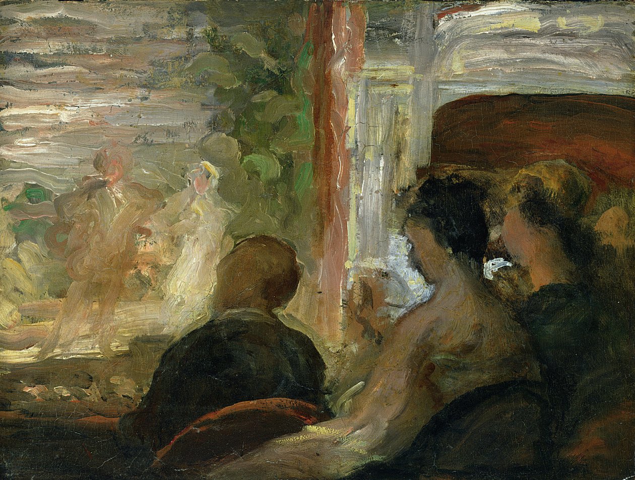 صندوق في المسرح ، c.1865-70 بواسطة الشرف دومييه