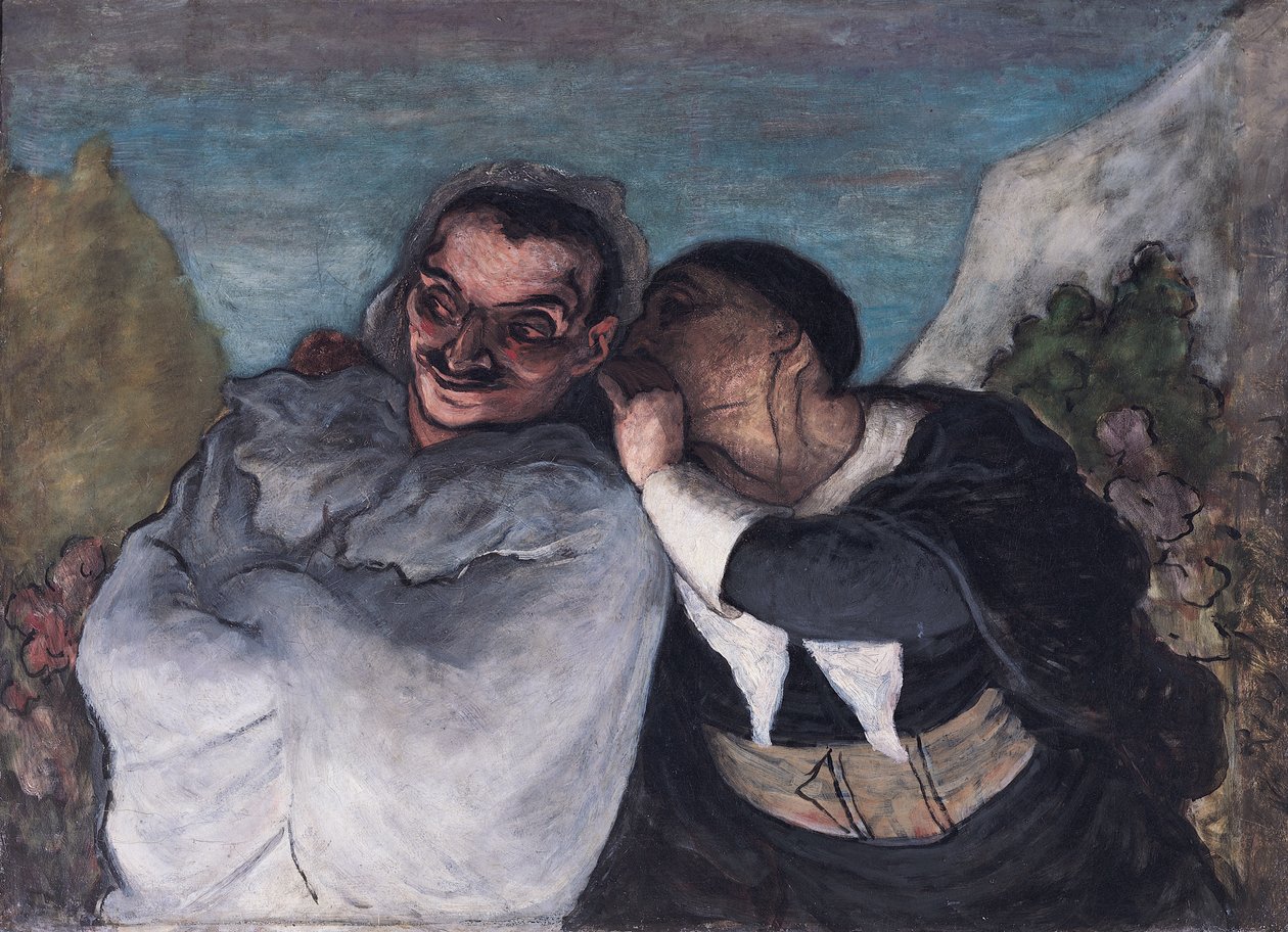Crispin and Scapin ، أو Scapin and Sylvester ، c.1863-65 بواسطة الشرف دومييه