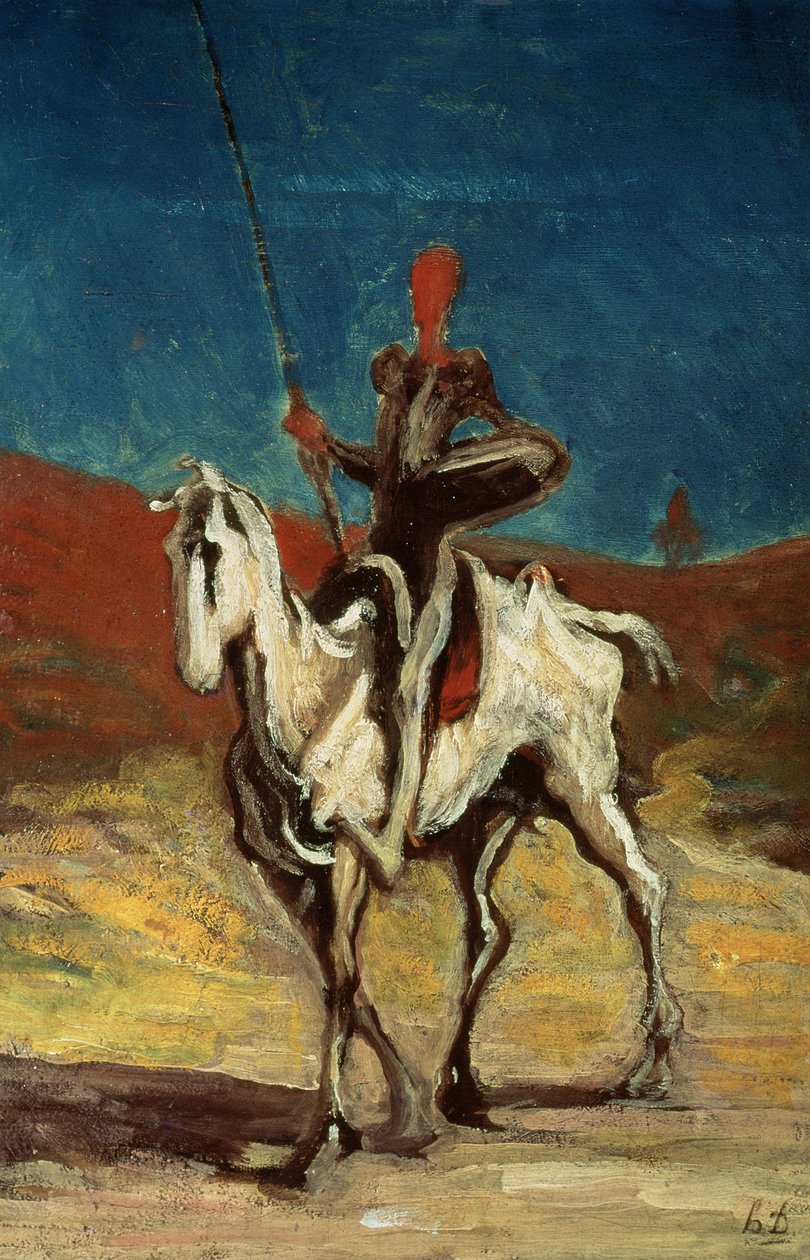 دون كيشوت ، c.1865-1870 بواسطة الشرف دومييه