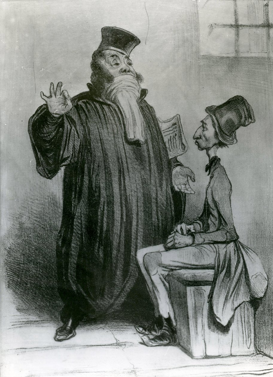 روبرت ماكير المحامي ، 1836 (الطباعة الحجرية) بواسطة الشرف دومييه