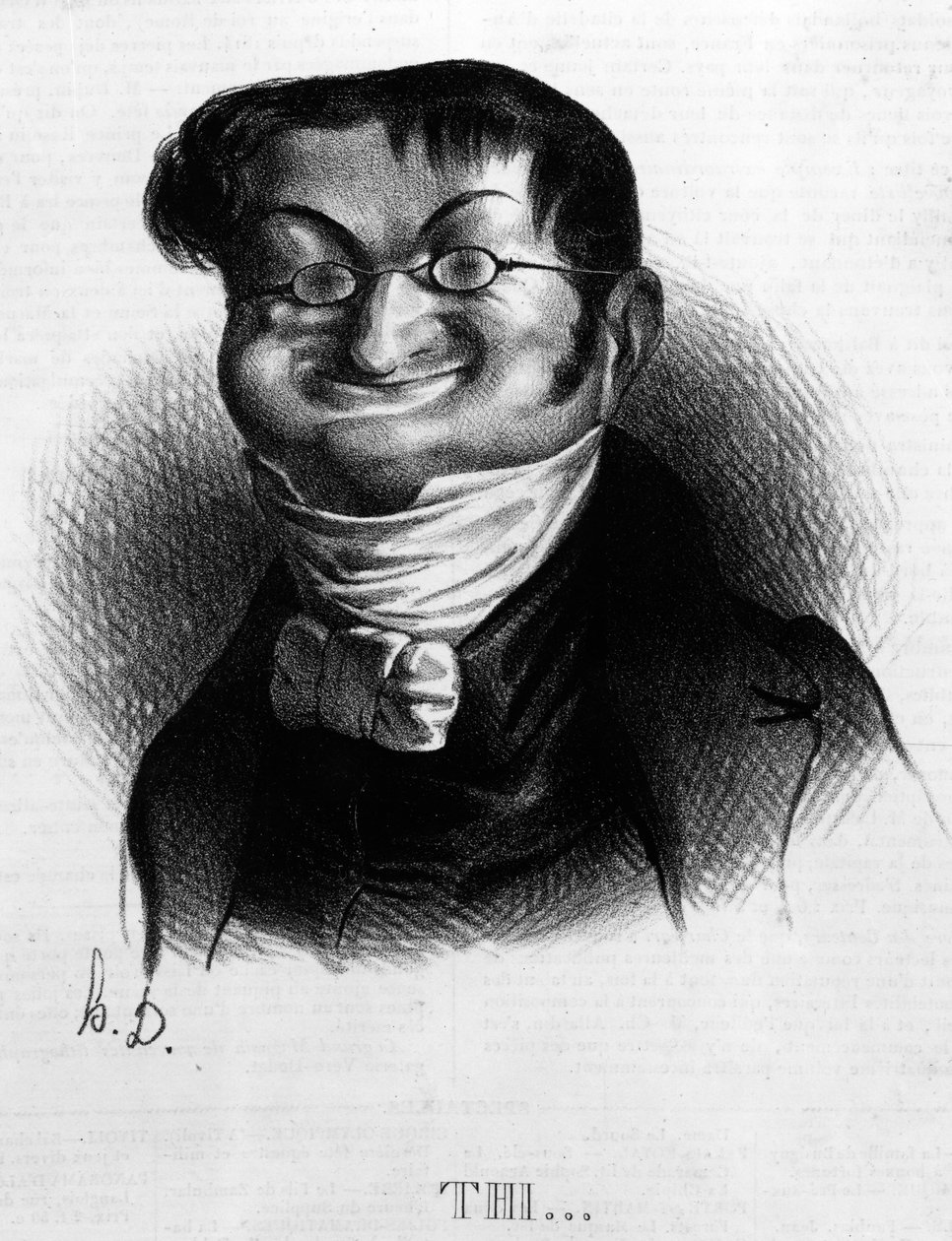 `` Thi &39;&39; ، كاريكاتير Adolphe Thiers من `` Le Charivari &39;&39; ، 2 يونيو 1833 بواسطة الشرف دومييه