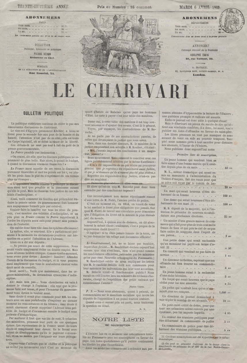 الوقائع رقم 64: صعوبات في أن تصبح سفيت ، 1869. بواسطة الشرف دومييه