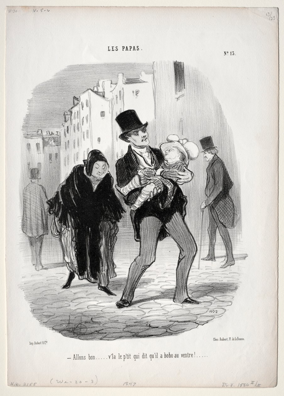 آباء ، صفيحة 13: تعال يا عزيزي ... ، 1847. بواسطة الشرف دومييه