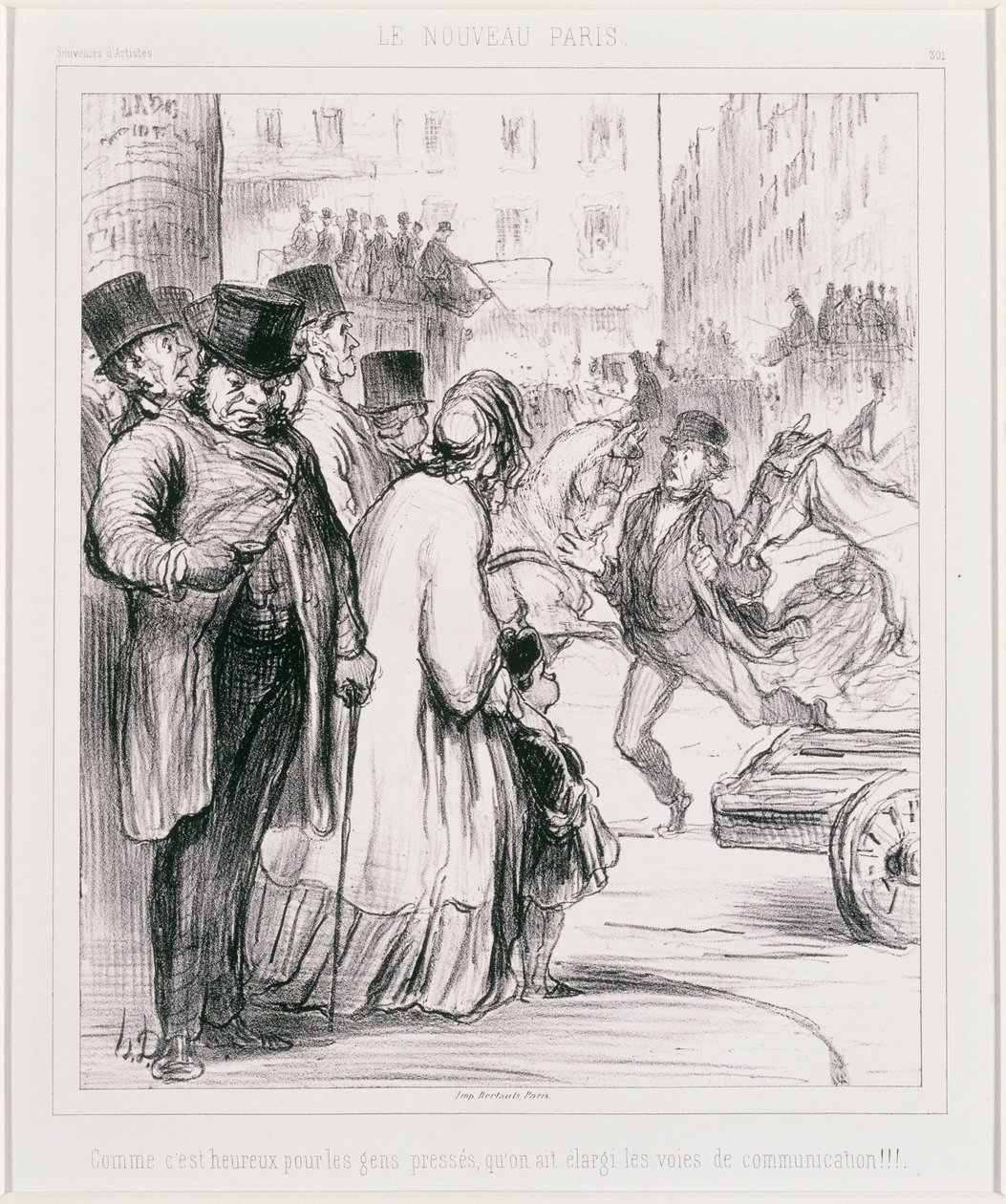 Le Nouveau Paris - كم هو محظوظ للأشخاص الذين هم في عجلة من أمرهم لتوسيع قنوات الاتصال بواسطة الشرف دومييه
