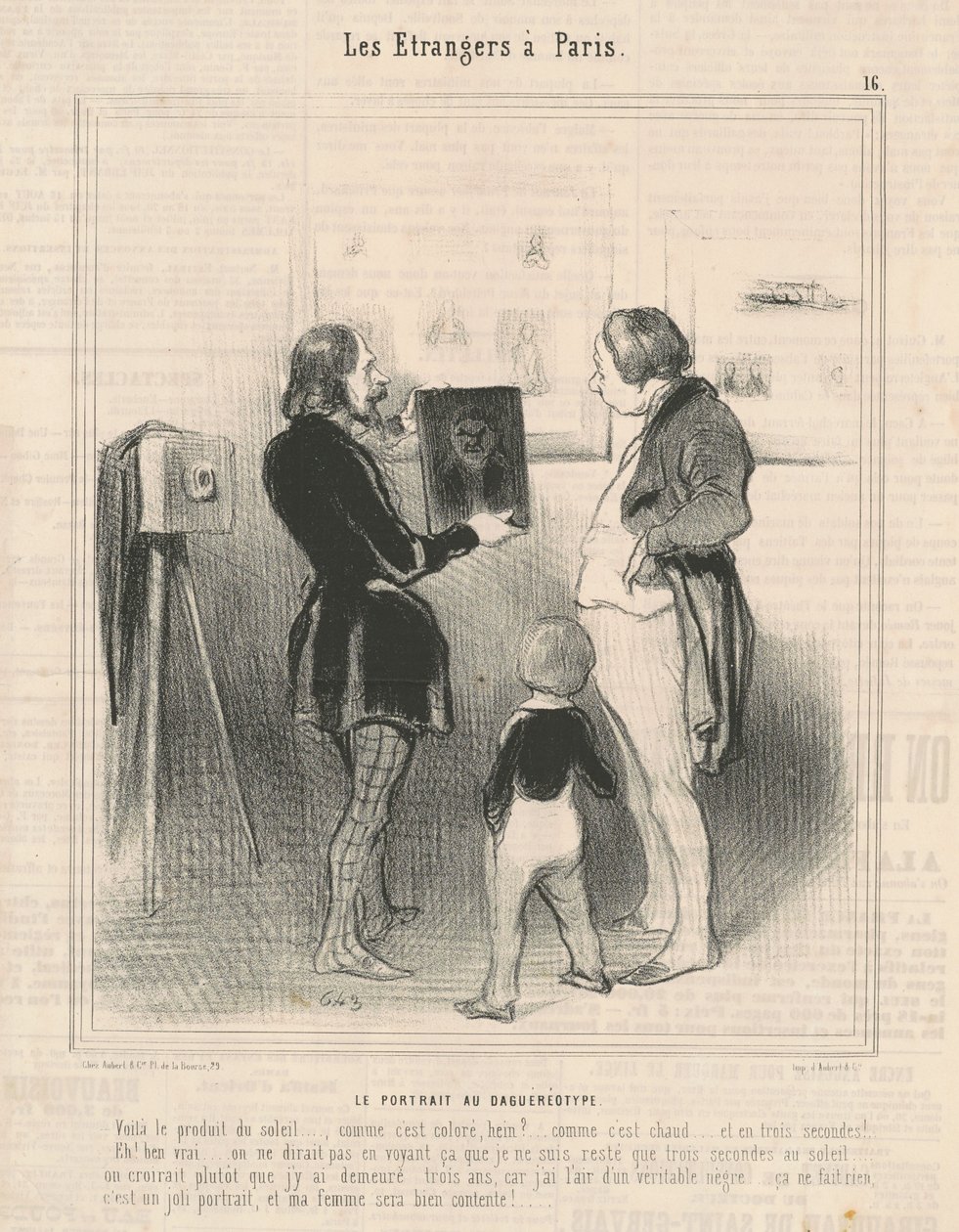 صورة daguerotype بواسطة الشرف دومييه