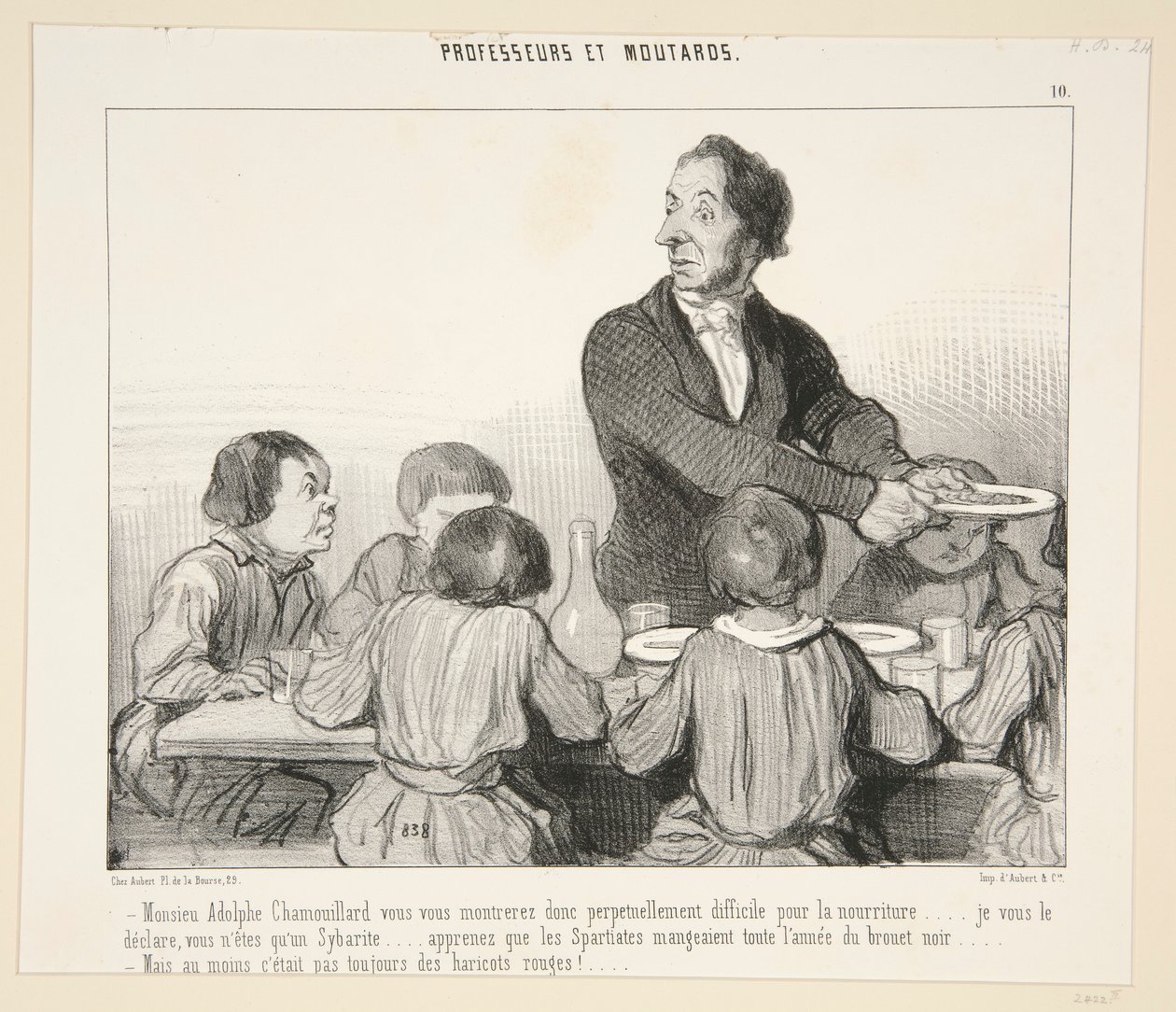 سيد Adolphe Chamouillard ، سوف تظهر نفسك. # 10 من المعلمين والكركند بواسطة الشرف دومييه