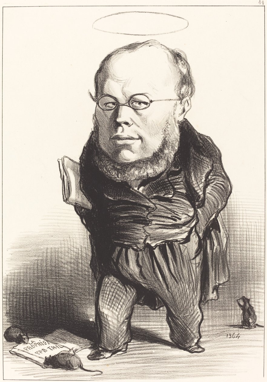 PJ Proudhon بواسطة الشرف دومييه