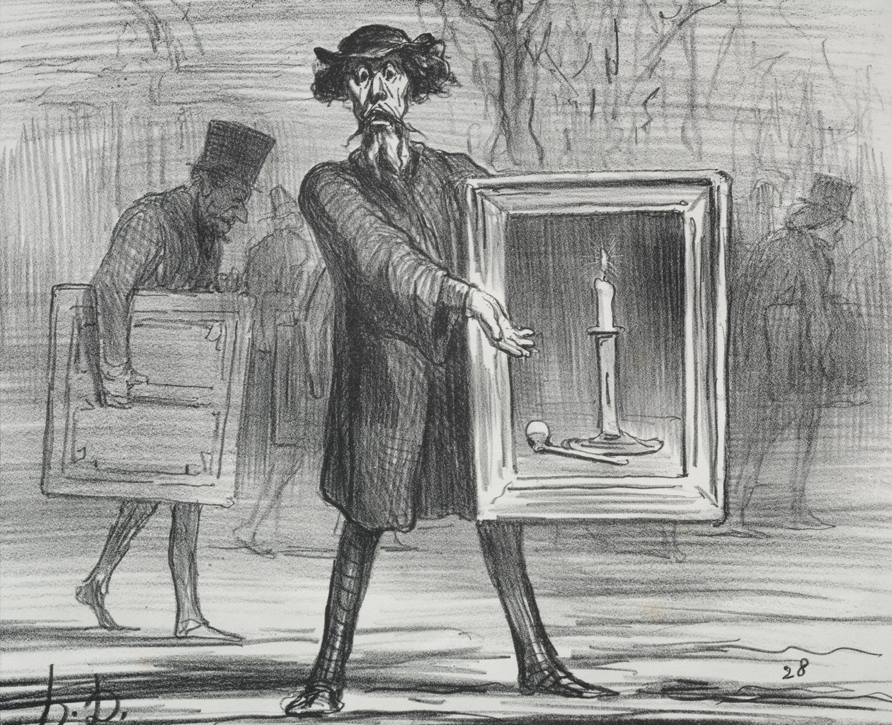 معرض 1859 لوحة 1: لقد رفضوا هذا ، الجلادون !، 1859. بواسطة الشرف دومييه