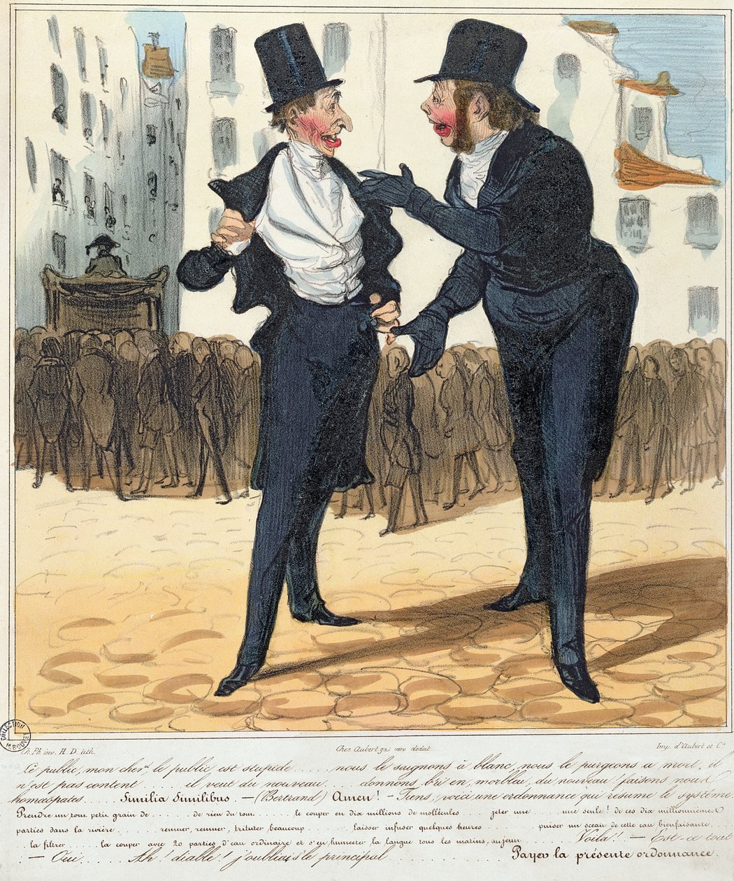 أطباء المثلية ، من `` La Caricature &39;&39; ، 1837 بواسطة الشرف دومييه