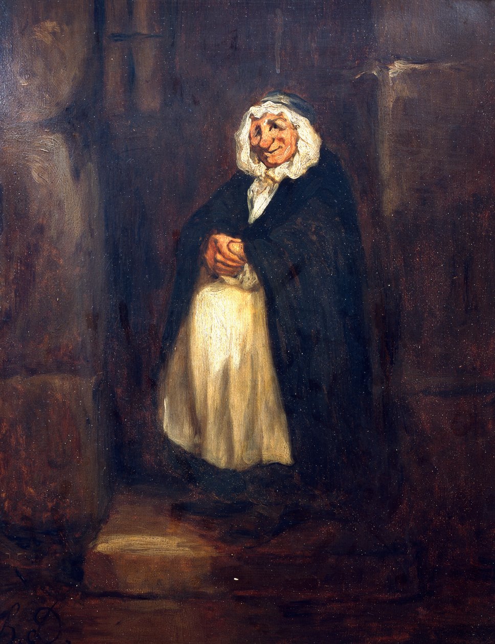 The old doorkeeper بواسطة الشرف دومييه