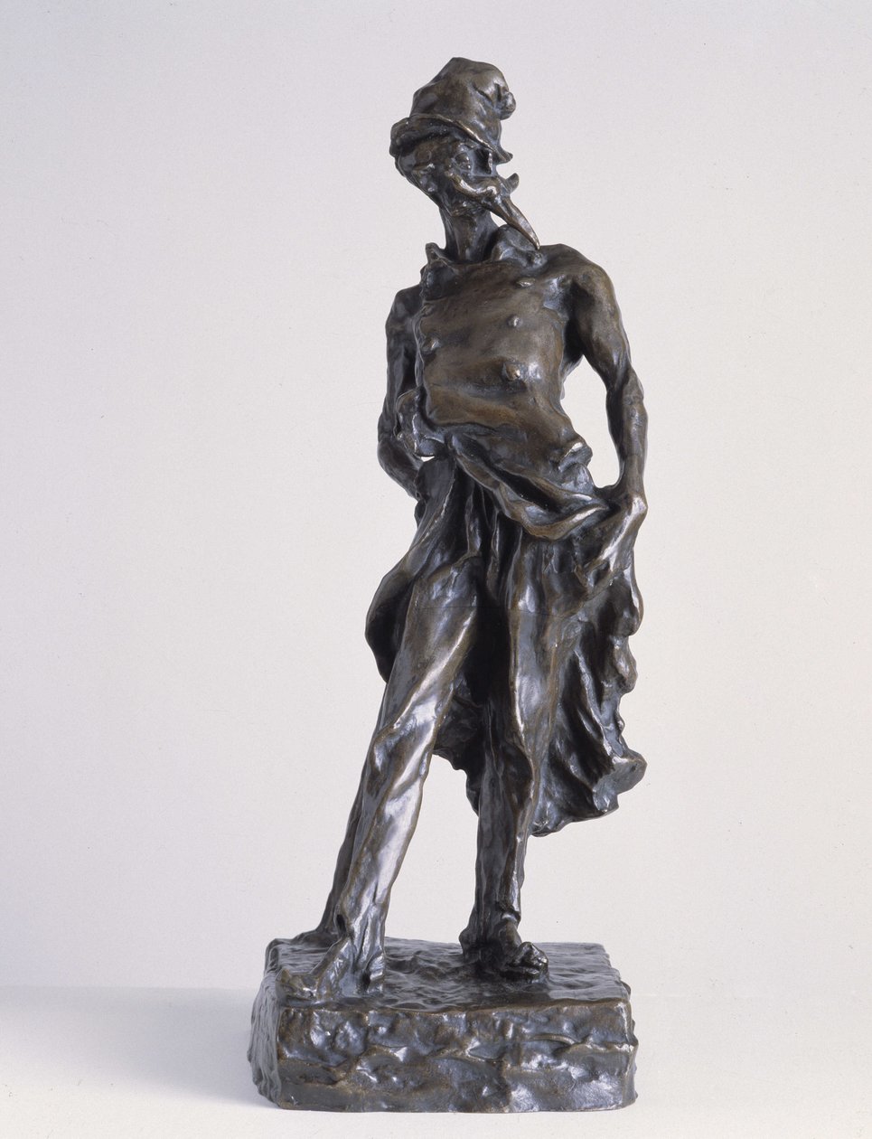 راتابويل ، رسام كاريكاتير سياسي يمثل حفار قبور الجمهورية. النحت البرونزي بالرمال بواسطة Honore Daumier (1808-1879) بواسطة الشرف دومييه