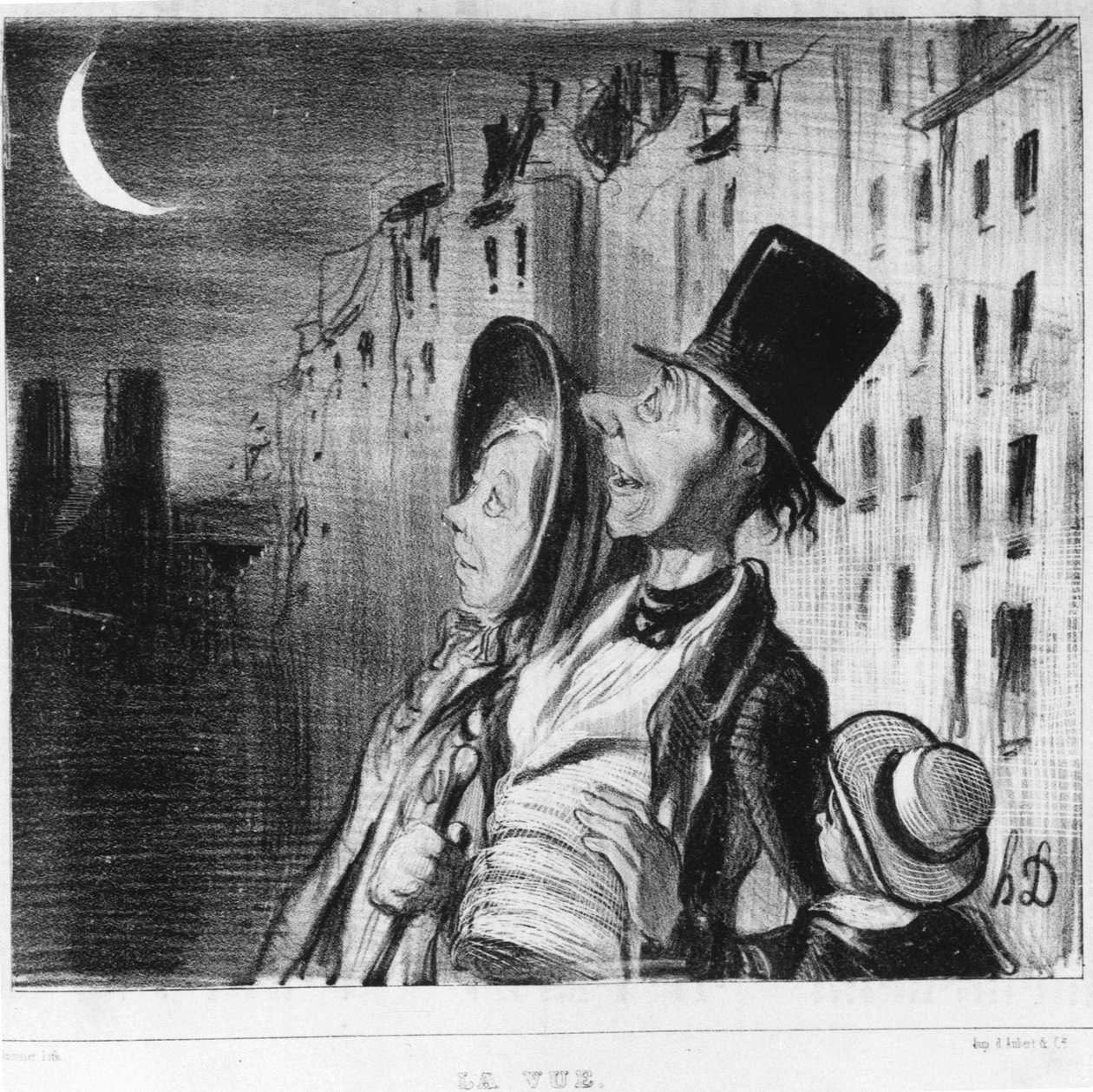 العرض: مسلسل مأخوذ من ““ Cinq sens ”، بقلم Honore Daumier (1808-1879). "" Charivari "" بواسطة الشرف دومييه