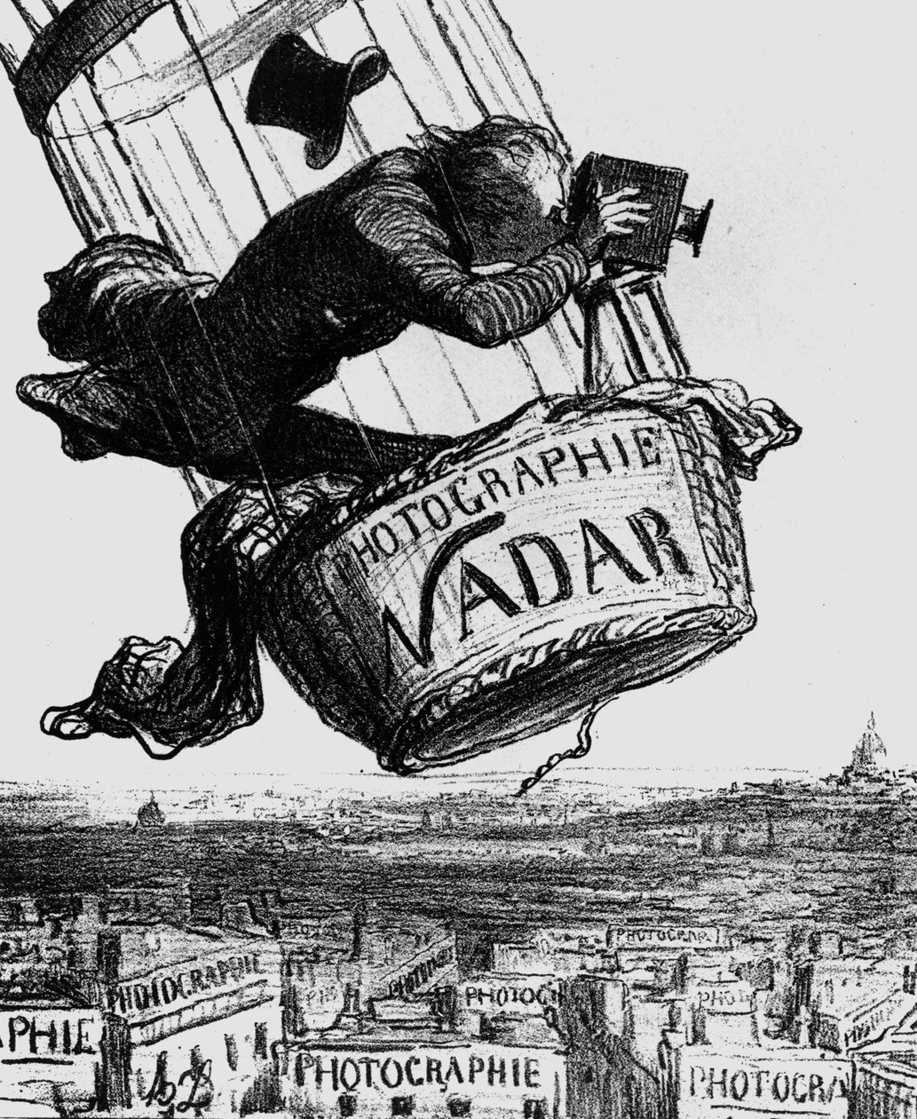 Caricature of Gaspard-Felix Tournachon, aka Nadar (1820-1910) 1862 (engraving) بواسطة الشرف دومييه