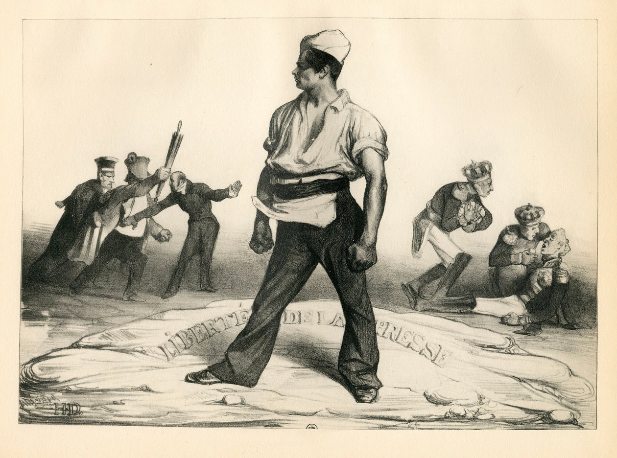 La Caricature (1830) politique, Satirique en N & B بواسطة الشرف دومييه